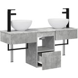  Set namještaja za kupaonicu 3 kom. Betonska siva 40 x 41 x 56 cm | Shoptok.si