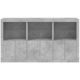 vidaXL Komoda s LED svjetlima siva boja betona 181 5x37x100 cm | shoptok.hr