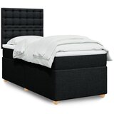 vidaXL spring krevet s madracem crni 80 x 200 cm od tkanine | shoptok.hr