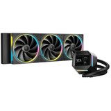 DeepCool Komplet za tekočinsko hlajenje AIO Liquid Cooler LM360, 360mm, LCD, ARGB, črn | Shoptok.si