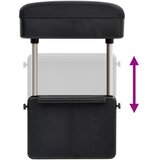  Naslon za ruke za automobil crni 23 x 8 x (30 - 38) cm ABS | shoptok.hr