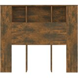  Uzglavlje s ormarićem boja dimljenog hrasta 120x18,5x102,5 cm | Eponuda.ba