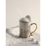 Sinsay Keramička šalica sa zlatnim detaljima | shoptok.hr