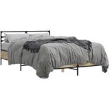  Okvir za krevet boja hrasta 140x190cm konstruirano drvo i metal | shoptok.hr
