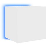  Zidni TV ormarić s LED svjetlima bijeli 40,5 x 35 x 40 cm | Eponuda.ba