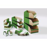  regalna posoda iz kartona, enoslojna in zložljiva, de 50 kos, dxšxv 500 x 100 x 100 mm | Shoptok.si