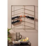 PT LIVING Zidni metalni držač za boce vina u zlatnoj boji broj boca 10 kom 67x66x7,5 cm Cuadro – | shoptok.hr