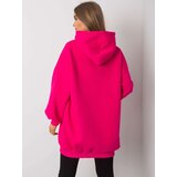 Fashion Hunters Fuchsia long hoodie | ePonuda.com