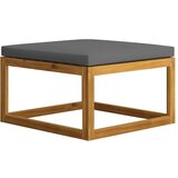  Tabure s tamnosivim jastukom od masivnog bagremovog drva | shoptok.hr