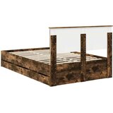  Okvir za krevet s ladicama Dimljeni hrast 120 x 190 cm - Dimljeni hrast 120 x 190 cm | shoptok.hr