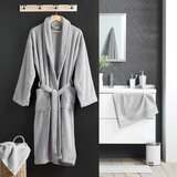 Douceur d intérieur Svijetlo sivi pamučan kućni ogrtač M Tendresse – | shoptok.hr