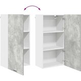 vidaXL Viseča omarica Riga Sonoma hrast in bela 50 x 31 x 100 cm | Shoptok.si