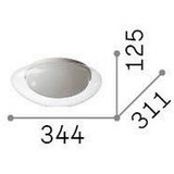 Ideal Lux STROPNA LED-SVETILKA Squish 10 W 300 K 220-240 V | Shoptok.si