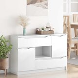  Kreveta Visoki sjaj bijela 100 x 30 x 65,6 Konstruirano drvo | shoptok.hr