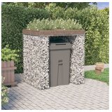  Gabionski zid za kantu za smeće 110x91x120 cm pocinčano željezo | shoptok.hr