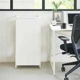 YAMAZAKI Bijeli metalni regal na kotačima 42x84,5x32 cm Tower – | shoptok.hr