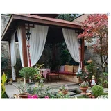 Zunanje zavese za paviljon s kavlji (1,5 m širine x 2,7 m višine), (5000235701)