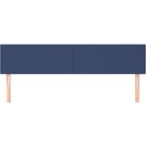  Uzglavlja 2 kom plavi 80x5x78/88 cm od tkanine | shoptok.hr