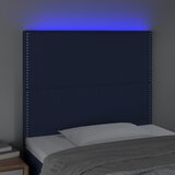  LED uzglavlje plavo 100x5x118/128 cm od tkanine | shoptok.hr