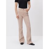 Reserved Flare traperice - bež | shoptok.hr