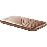 Western Digital zunanji prenosni disk wd my passport ssd usb-c, 1 tb, zlata | Shoptok.si