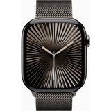 Apple Watch S10 Cellular 46mm Slate titanium case with Slate milanese loop - M/L, (21681433) Cene