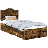 Konstrukcija postelje Dimljeni oreh 90 x 190 cm Konstruiran les, (5000102588) | Shoptok.si