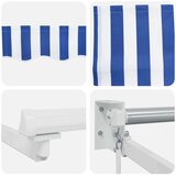  zlačivna tenda s LED diodama Plava i bijela 3 5 x 2 m - Bijeli Plava i bijela 3 5 x 2 m | shoptok.hr