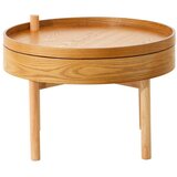 Premier Housewares Okrogla stranska mizica v borovem dekorju ø 60 cm Viborg – | Shoptok.si