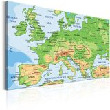  Slika - Map of Europe 120x80 Cijene