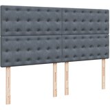  Krevet s oprugama i madracem tamnosivi 180x200 cm baršunasti | shoptok.hr