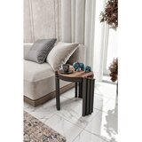 Hanah home stočić za dnevnu sobu lavia 4 - walnut walnut nesting table (4 pieces) | Eponuda.com