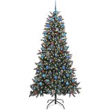  Umjetno božićno drvce Zelena 210 cm PVC, Plastika i Čelik | shoptok.hr