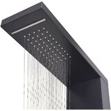 PANEL za tuš aluminij mat črne barve | Shoptok.si