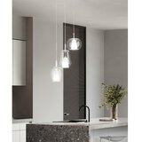  Ondaluce - Visilica na sajli THELMA 1xE27/15W/230V, prečnik 19,5 cm, zlatna/prozirna | Eponuda.com