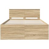  Krevetna konstrukcija s uzglavljem Sonoma hrast 150 x 200 cm | Eponuda.com