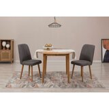 Woody Fashion vina 1501 - atlantic pine, anthracite atlantic pineanthracite extendable dining table & chairs set (3 pieces) Cene