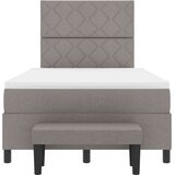  Krevet s opruga kutije Sivo-smeđa 120 x 190 cm tkanina | shoptok.hr