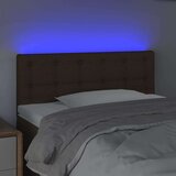 Posteljno vzglavje temno rjavo 90x5x78/88 cm blago, (20735454) | Shoptok.si