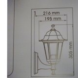 Elit Baštenski fenjer bakarno crni ELS6302 | ePonuda.com