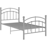  Okvir za krevet sivi metalni 100 x 200 cm | shoptok.hr