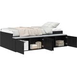  Krevetna konstrukcija Crni hrast 90 x 190 cm Konstruirano drvo | shoptok.hr
