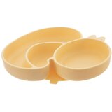 Orion Žuti silikonski dječji tanjur 19x19,5 cm Chicken – | shoptok.hr