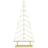  Metalna božićna jelka KUOPIO 125 cm Čelik Zlatno | shoptok.hr
