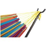  Okvir za viseću mrežu 250 cm + viseća mreža 200x120 (do 200 kg) - šarena | shoptok.hr
