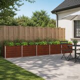 Povišeni vrtni krevet Rđa 400 x 40 x 55 cm corton | shoptok.hr