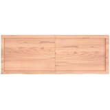  Kupaonska radna ploča svjetlosmeđa 140x50x(2-4) cm masivno drvo | shoptok.hr