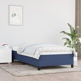 vidaXL Posteljni okvir moder 100x200 cm blago Cene