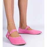 Gemre Meremi Pink Women's Ballet Flats with Strap | shoptok.hr