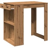  Barski stol boja hrasta 102 x 70 x 103,5 cm konstruirano drvo Slike